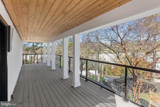 2100 S Pierce St, Arlington, VA 22202 - view of wooden deck