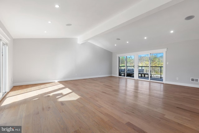 2100 S Pierce St, Arlington, VA 22202 - unfurnished room featuring baseboards, light wood-type flooring, and recessed lighting