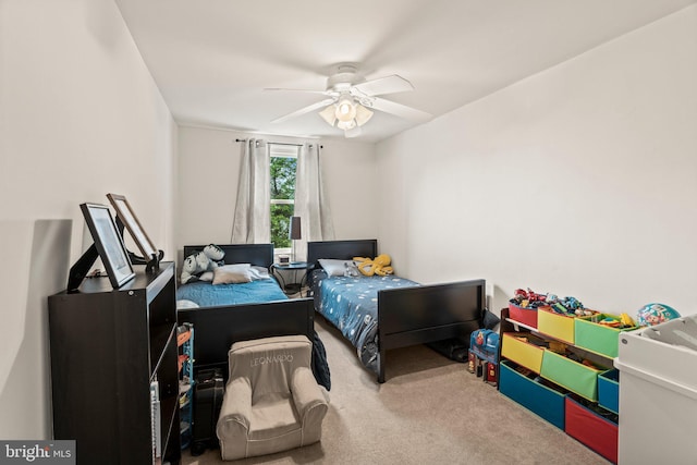2319 Bond Ave, Drexel Hill, PA 19026 - bedroom featuring carpet floors and a ceiling fan