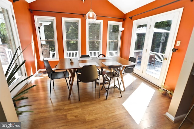 43 Shea Dr, Mohnton, PA 19540 - sunroom / solarium with vaulted ceiling and french doors