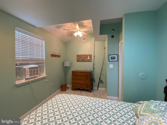 53 Pleasure Shores Cir, Chesapeake City, MD 21915 - carpeted bedroom with cooling unit, baseboards, and a ceiling fan