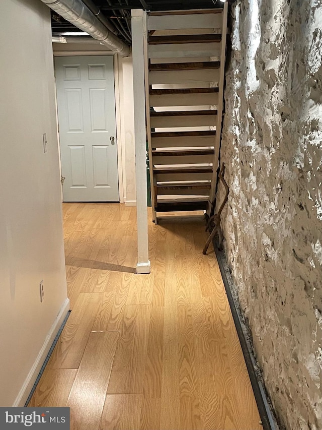 2732 Maryland Ave, Baltimore, MD 21218 - basement featuring wood finished floors