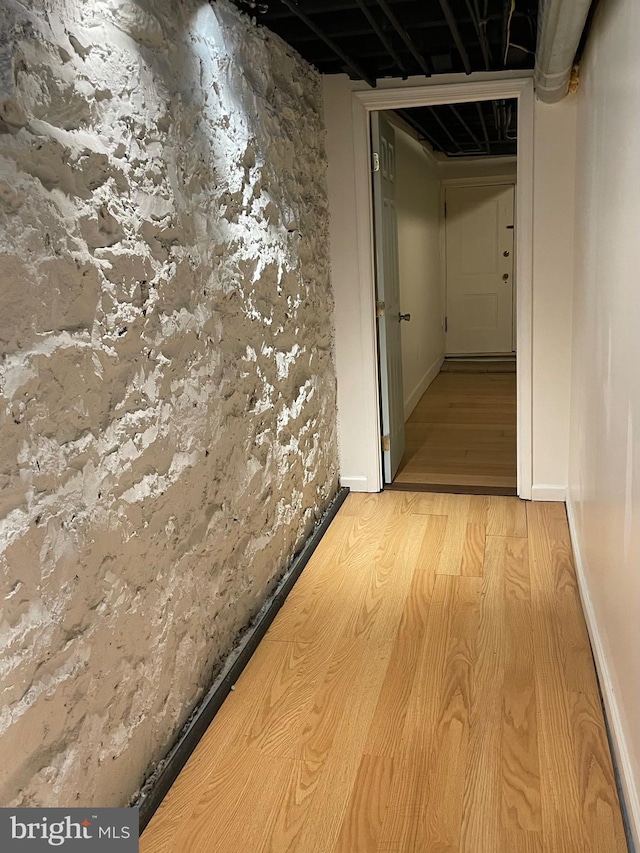 2732 Maryland Ave, Baltimore, MD 21218 - hall with wood finished floors and baseboards