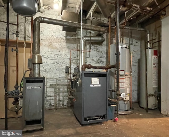 2732 Maryland Ave, Baltimore, MD 21218 - utility room featuring gas water heater