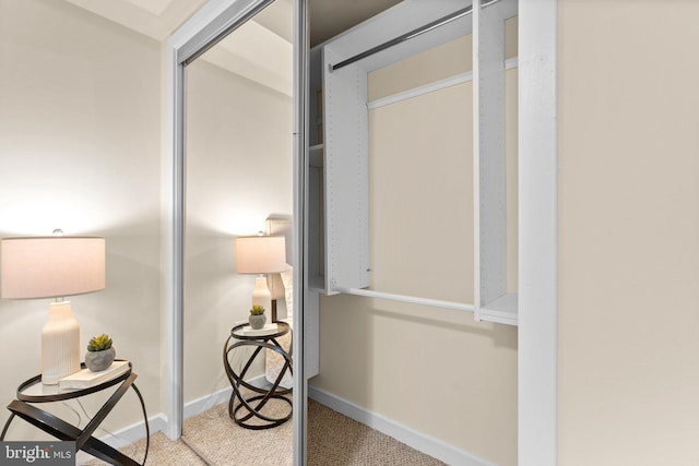 1742 U St NW Unit 101, Washington, DC 20009 - hall with carpet and baseboards