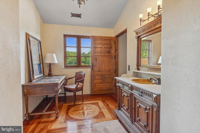 13320 Signal Tree, Potomac, MD 20854 - office area featuring a sink and a textured wall