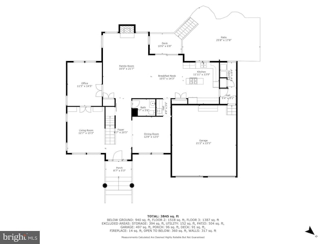 4 Saint Vincent Ct, Stafford, VA 22556 - home floor plan
