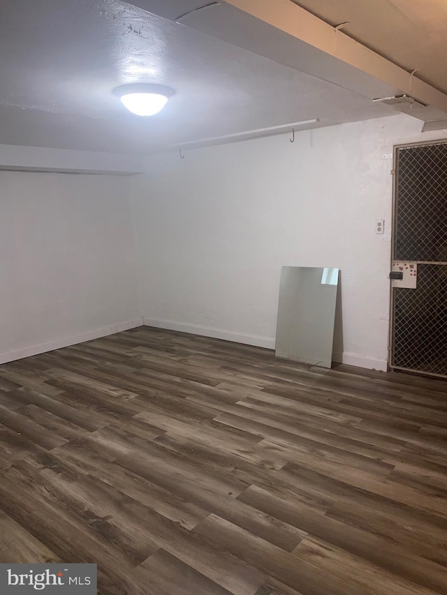 1148 Slocum St, Philadelphia, PA 19150 - finished below grade area featuring dark wood finished floors and baseboards