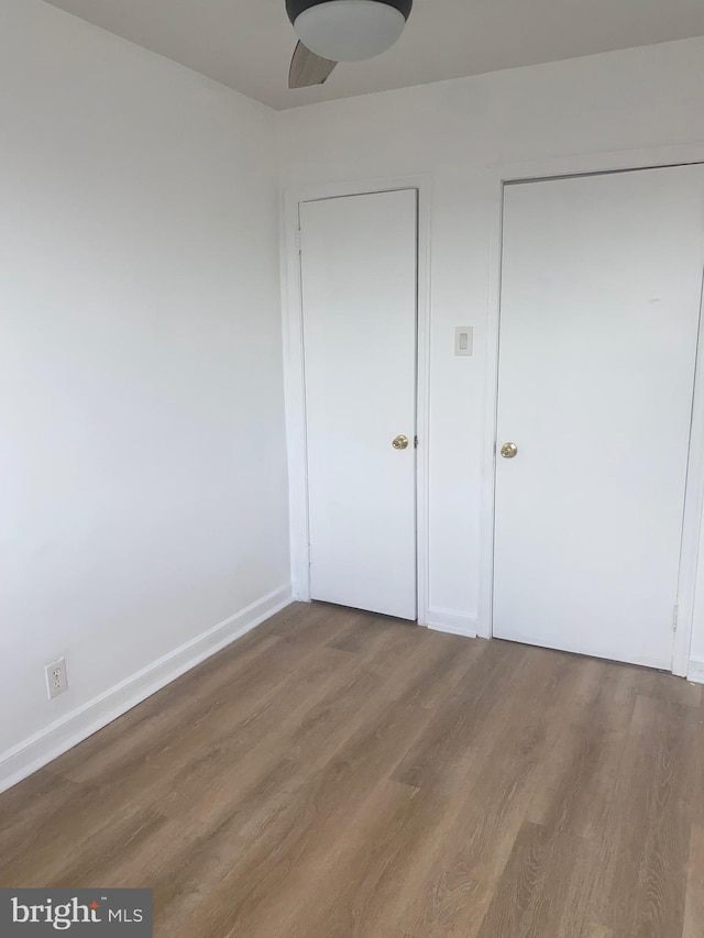 1148 Slocum St, Philadelphia, PA 19150 - unfurnished bedroom featuring wood finished floors and baseboards