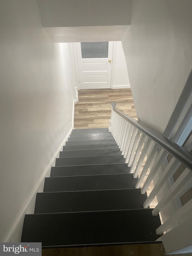 1148 Slocum St, Philadelphia, PA 19150 - stairs featuring wood finished floors