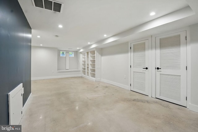 1387 N Carolina Ave NE, Washington, DC 20002 - below grade area featuring recessed lighting and baseboards