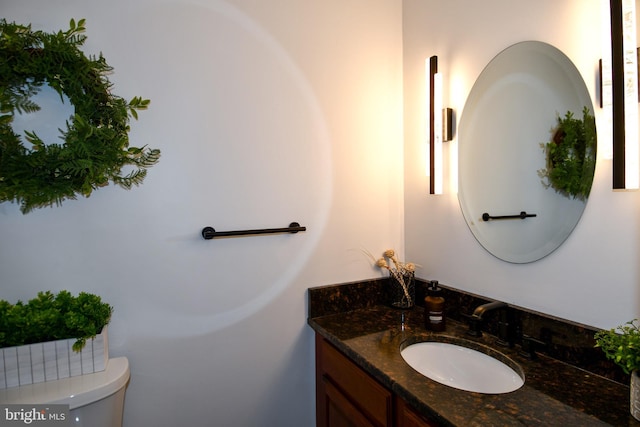 2410 Mill Branch Rd, Bowie, MD 20716 - half bathroom featuring vanity and toilet
