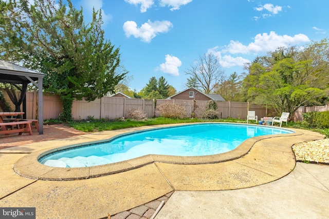 575 Millcross Rd, Lancaster, PA 17601 - view of pool with a patio area, a fenced backyard, and a gazebo