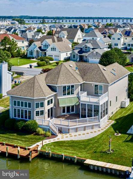 8 Leslie Mews, Berlin, MD 21811 - aerial perspective of suburban area featuring a large body of water