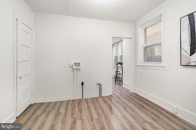 2405 N 5th St, Harrisburg, PA 17110 - spare room featuring light wood-type flooring and baseboards