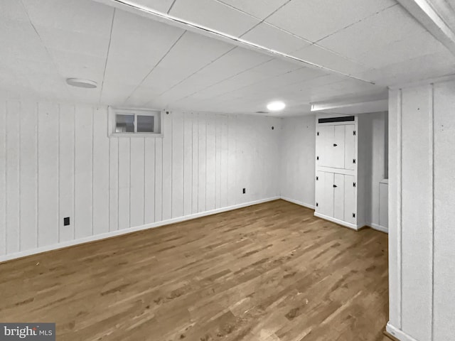 10811 Pearson St, Kensington, MD 20895 - finished below grade area featuring wood finished floors and baseboards