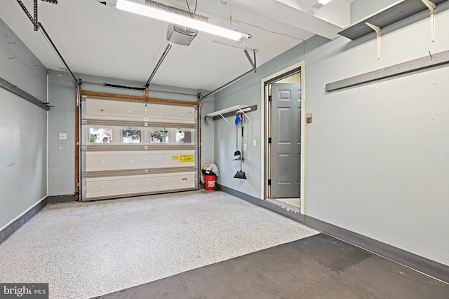 1205 Bond St, Herndon, VA 20170 - garage with a garage door opener and baseboards