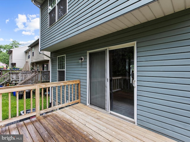 632 Island Creek Ct, Annapolis, MD 21401 - view of wooden deck