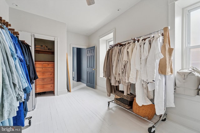 5811 Mcmahon St, Philadelphia, PA 19144 - spacious closet with wood finished floors
