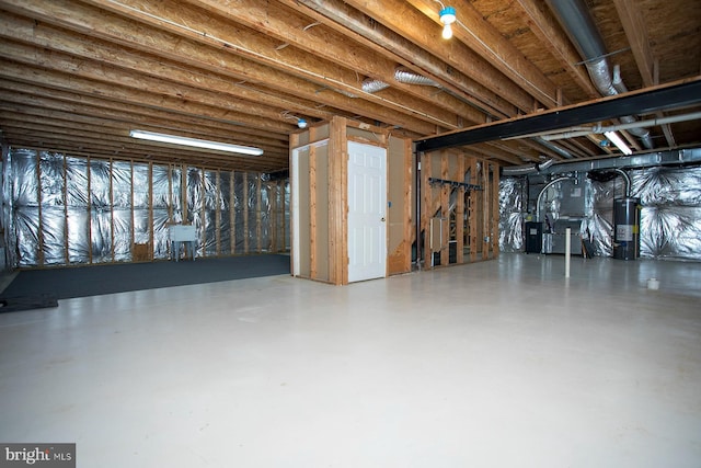 30 Dayton Cir, Fredericksburg, VA 22406 - below grade area featuring water heater and heating unit