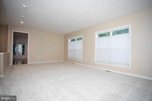 30 Dayton Cir, Fredericksburg, VA 22406 - unfurnished room featuring light colored carpet, baseboards, and recessed lighting