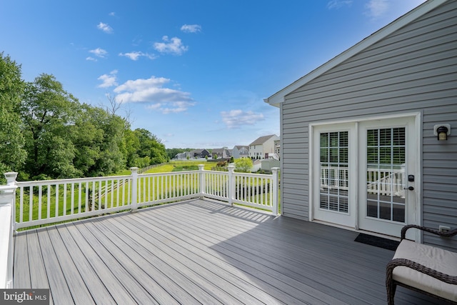 3615 Amber Way, Aberdeen, MD 21001 - view of wooden deck