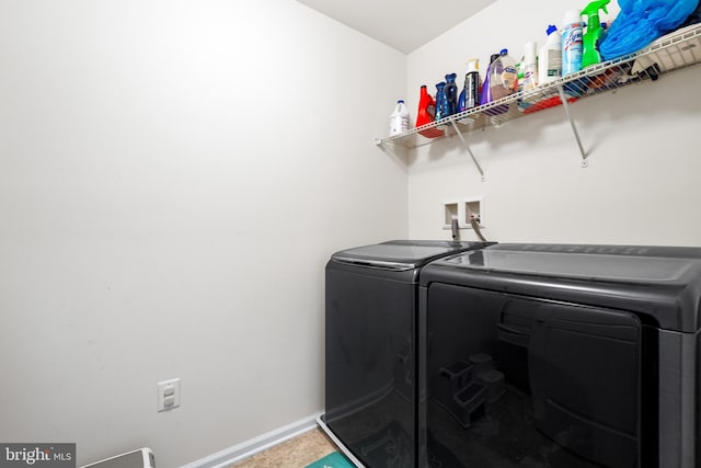 3615 Amber Way, Aberdeen, MD 21001 - washroom featuring independent washer and dryer and baseboards