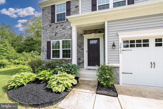 3615 Amber Way, Aberdeen, MD 21001 - entrance to property featuring stone siding and concrete driveway