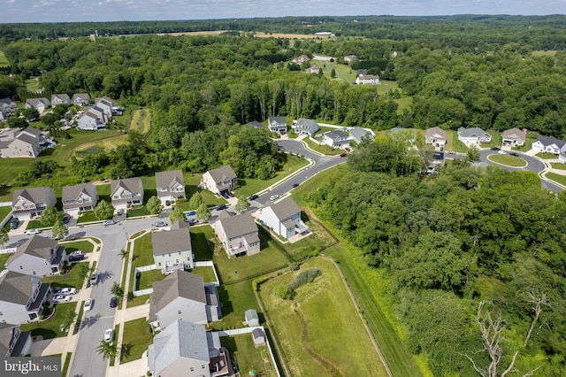 3615 Amber Way, Aberdeen, MD 21001 - aerial overview of property's location with a forest and nearby suburban area