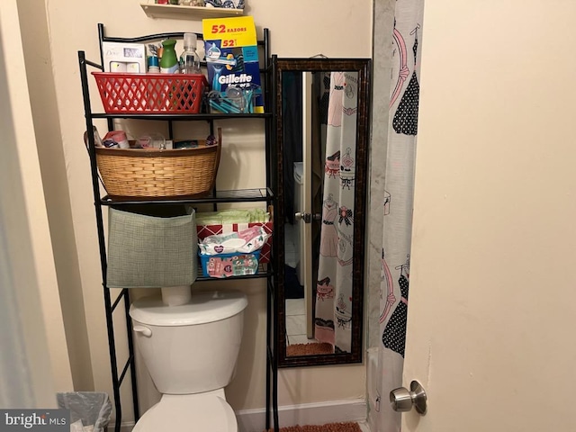 1110 Hamilton Ave, Trenton, NJ 08629 - bathroom featuring toilet and baseboards