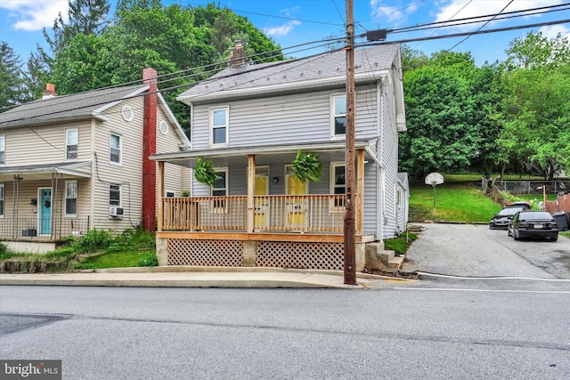 137 S Main St, Yoe, PA 17313 - view of front facade featuring covered porch