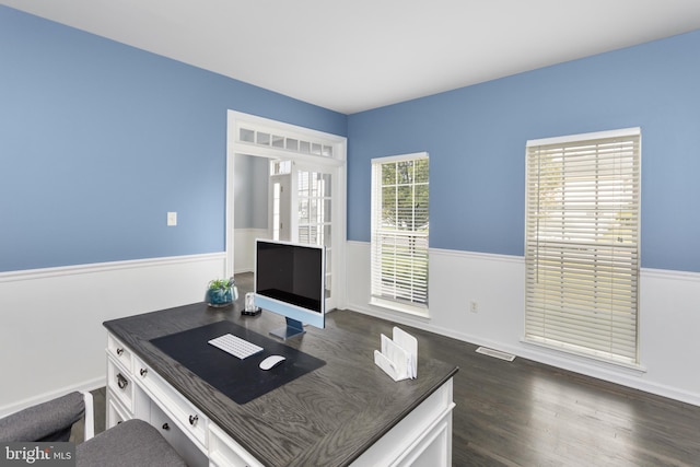 1781 Cobblestone Ln, Vineland, NJ 08361 - office featuring dark wood finished floors