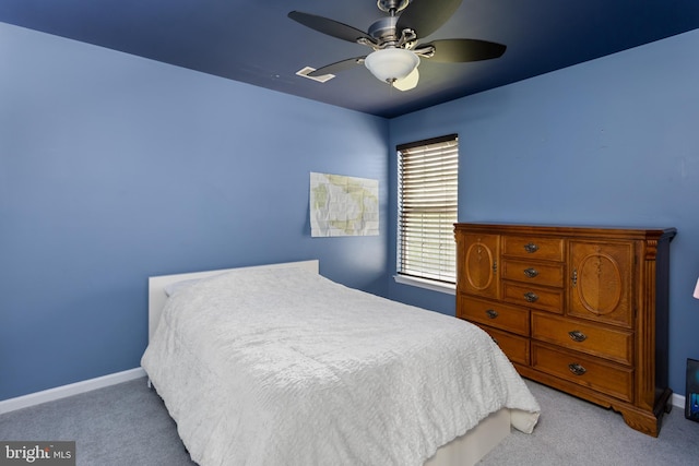 1781 Cobblestone Ln, Vineland, NJ 08361 - bedroom with carpet flooring, baseboards, and a ceiling fan