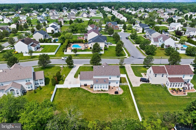 1781 Cobblestone Ln, Vineland, NJ 08361 - aerial view of property's location featuring nearby suburban area and a pool area