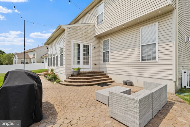 1781 Cobblestone Ln, Vineland, NJ 08361 - view of patio featuring entry steps and a grill