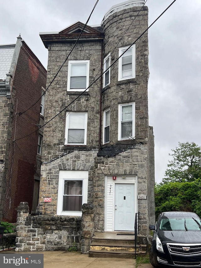 3431 N 19th St, Philadelphia, PA 19140 - view of front of home with stone siding