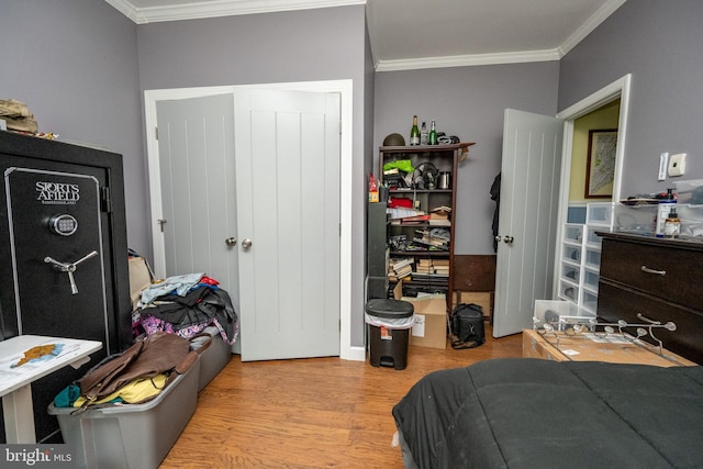 1341 Westview Xing, Grantsville, MD 21536 - bedroom featuring ornamental molding and wood finished floors