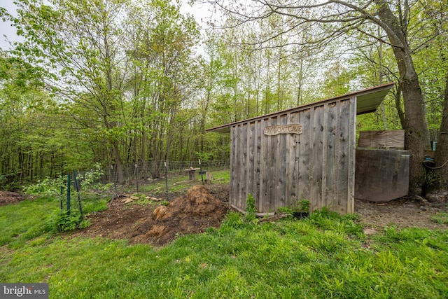 1341 Westview Xing, Grantsville, MD 21536 - view of shed featuring fence