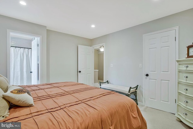17 Edgewood Green Ct, Annapolis, MD 21403 - bedroom with light colored carpet and recessed lighting
