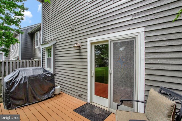 17 Edgewood Green Ct, Annapolis, MD 21403 - wooden terrace featuring area for grilling