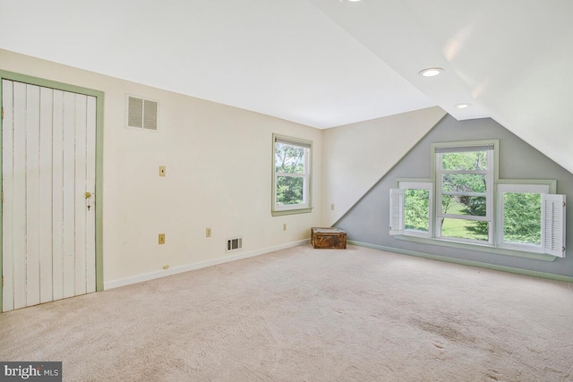 22350 Old Hundred Rd, Barnesville, MD 20838 - bonus room with carpet floors, healthy amount of natural light, vaulted ceiling, baseboards, and recessed lighting