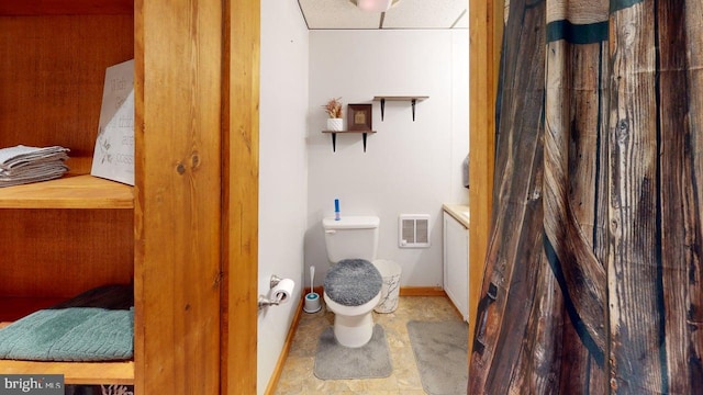 14701 Viewcrest Rd SW, Cresaptown, MD 21502 - bathroom with toilet, vanity, and baseboards