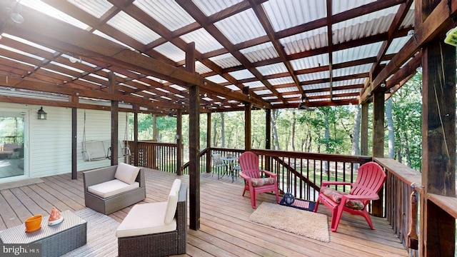 14701 Viewcrest Rd SW, Cresaptown, MD 21502 - view of deck