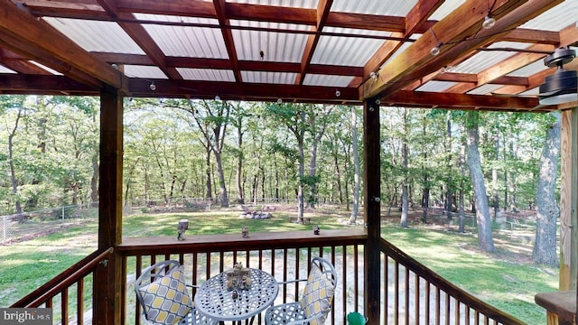 14701 Viewcrest Rd SW, Cresaptown, MD 21502 - view of wooden terrace