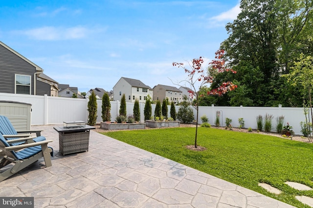 10104 Dressage Dr, Upper Marlboro, MD 20772 - view of patio / terrace featuring a residential view