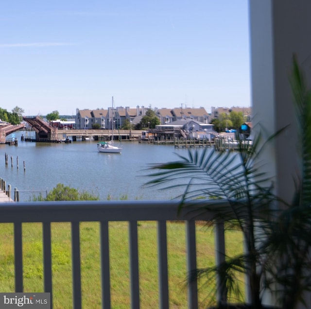 301 Muir St Unit 201, Cambridge, MD 21613 - water view featuring nearby suburban area