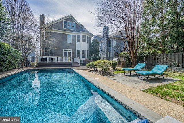 5127 Cathedral Ave NW, Washington, DC 20016 - view of pool with a deck and a patio