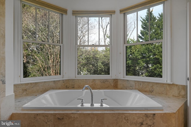 5127 Cathedral Ave NW, Washington, DC 20016 - bathroom with a garden tub