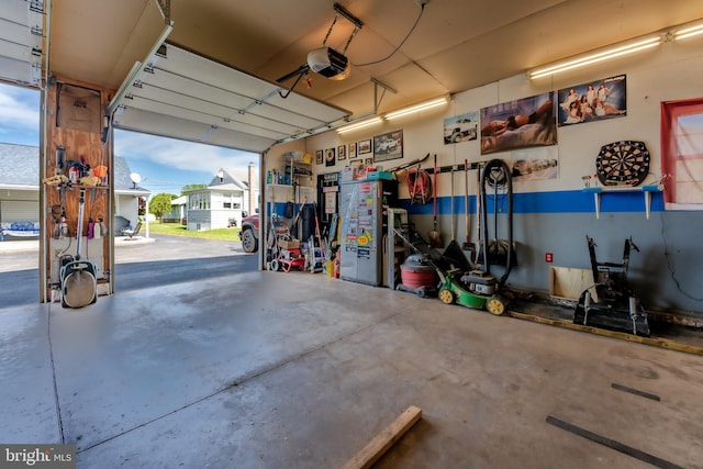 46 Jefferson St, Weatherly, PA 18255 - garage with a garage door opener