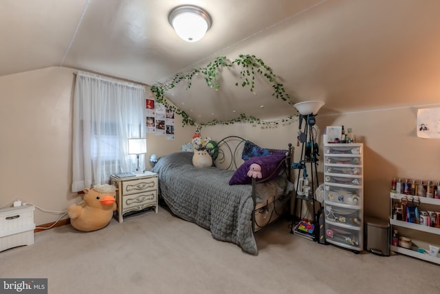 46 Jefferson St, Weatherly, PA 18255 - carpeted bedroom featuring vaulted ceiling